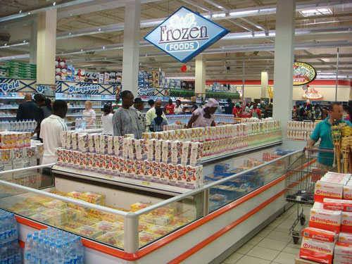 Supermarket in Africa