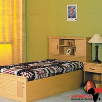 Single Bed - Wood Finish